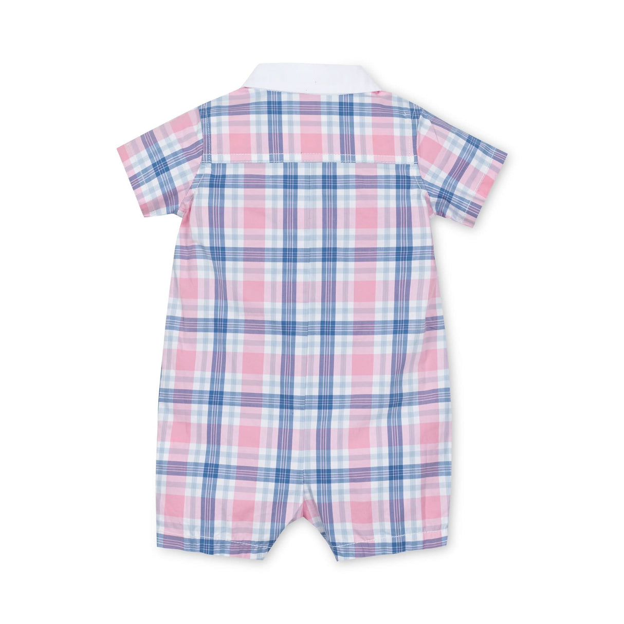 Stretch Organic Poplin Button Front Romper from Hope & Henry