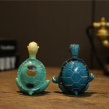 Yoga Turtle Statues from Moderny