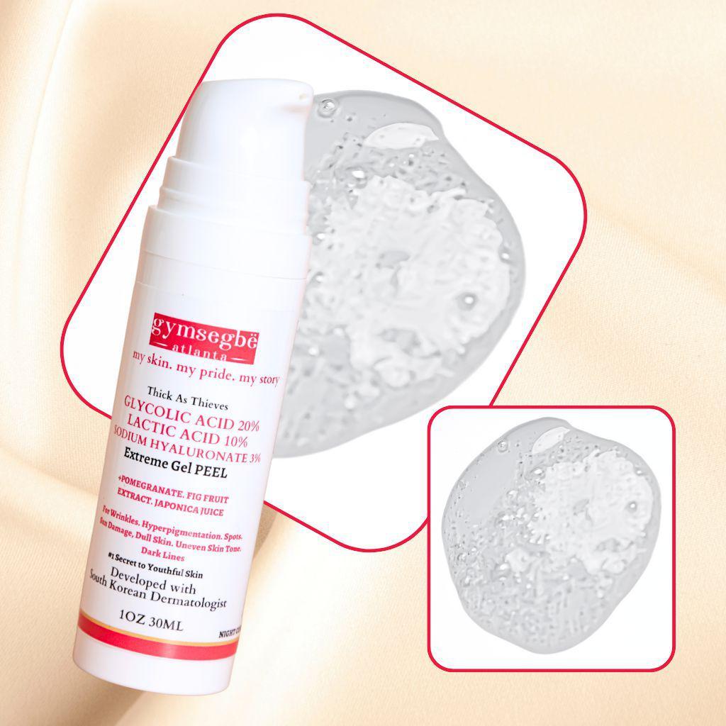 Thick As Thieves Pure Glycolic Acid Lactic Acid Extreme Gel Peel - 3 Pack from gymsegbë