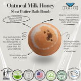 Bath Bomb - Oatmeal Milk Honey from Evolve Botanica