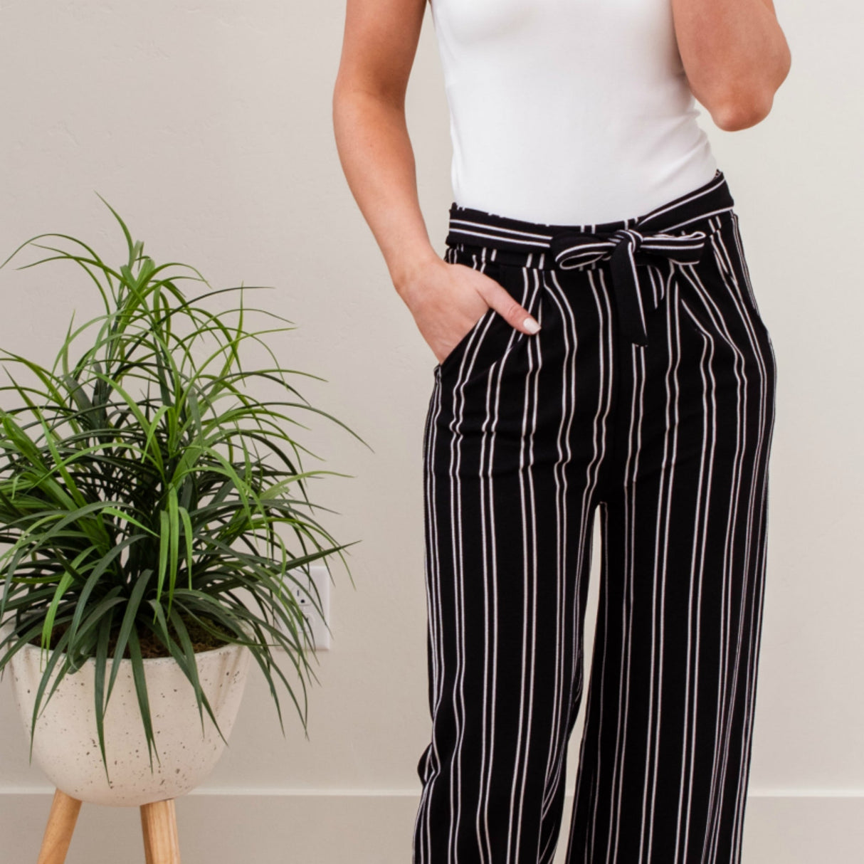 Tie Waist Dress Pant From Truly Contagious