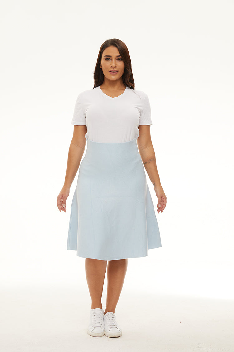 MM PURPLE LABEL - YR RND SKY BLUE (PLUS SIZE) From Mia Mod
