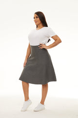MM PURPLE LABEL - YR RND CHARCOAL (PLUS SIZE) From Mia Mod
