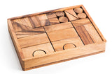 Natural Wooden Building Block Set from Kubiya Games