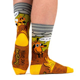 This is Fine. Also, Not Fine. Crew Socks from FootClothes