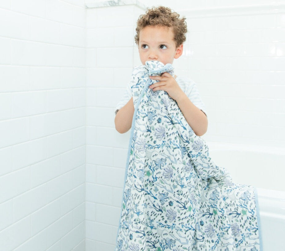 Coral Reef Hooded Bath Towel from Timo & Violet