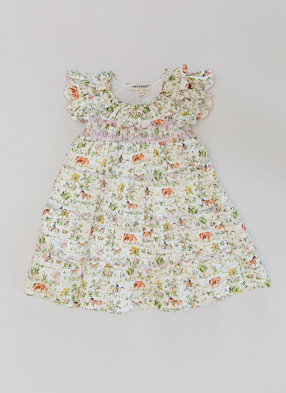 The Mimi Dress - Hunter Pace Print from Timo & Violet