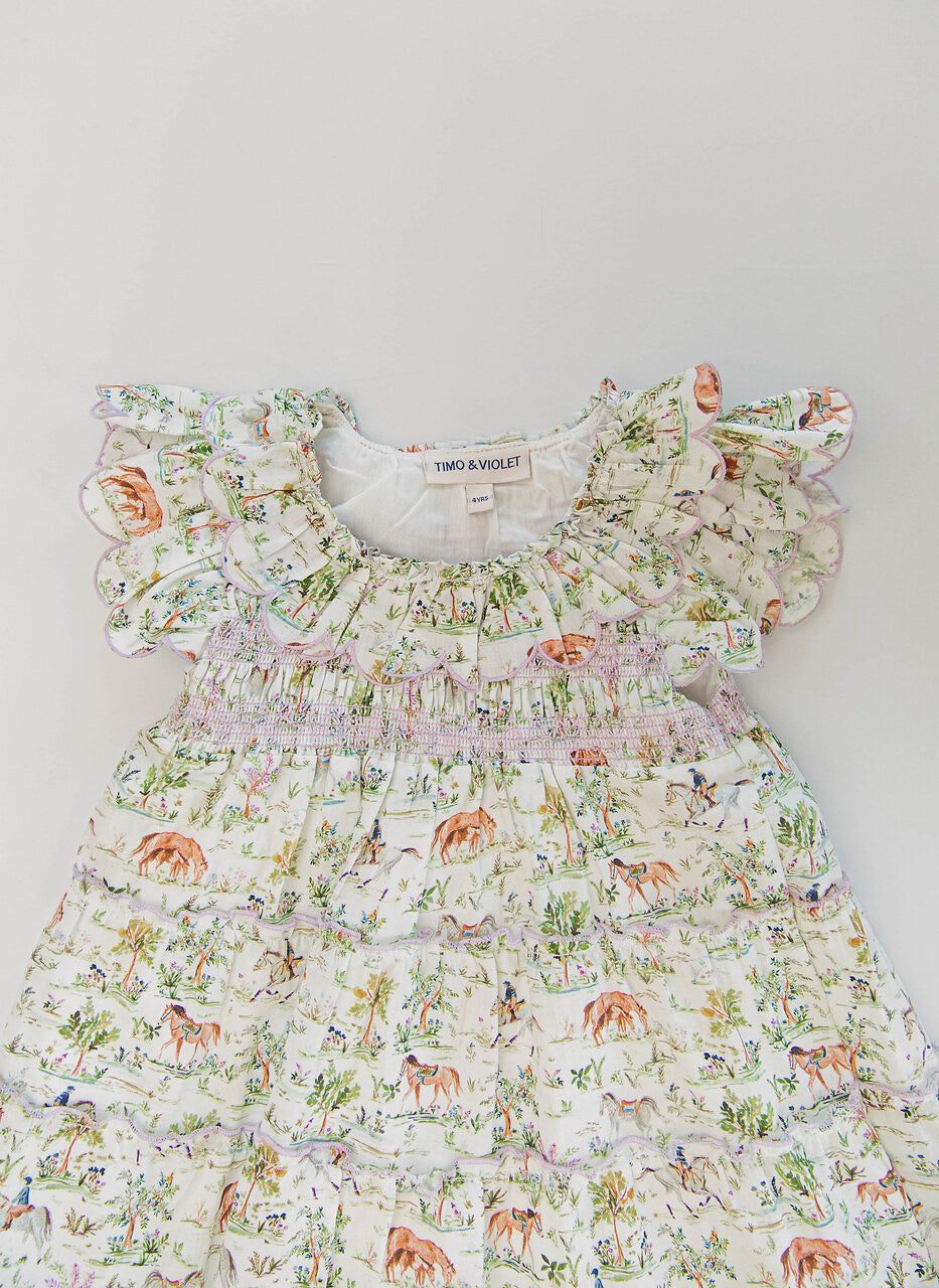 The Mimi Dress - Hunter Pace Print from Timo & Violet