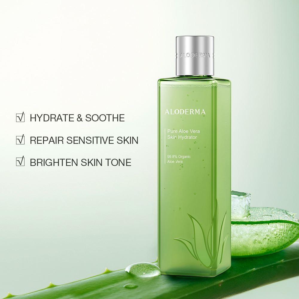 Pure Aloe Vera Skin Hydrator - 99.8% Organic Aloe from ALODERMA