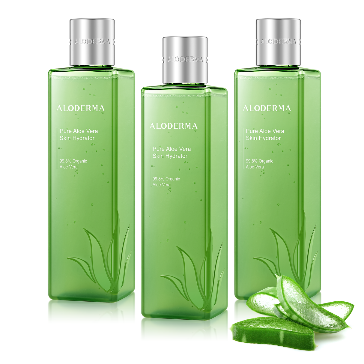 Pure Aloe Vera Skin Hydrator - 99.8% Organic Aloe from ALODERMA