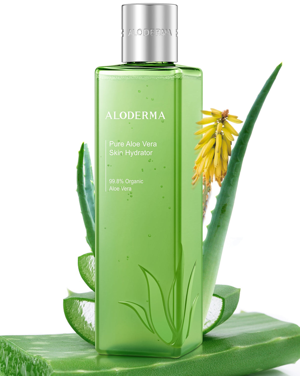 Pure Aloe Vera Skin Hydrator - 99.8% Organic Aloe from ALODERMA