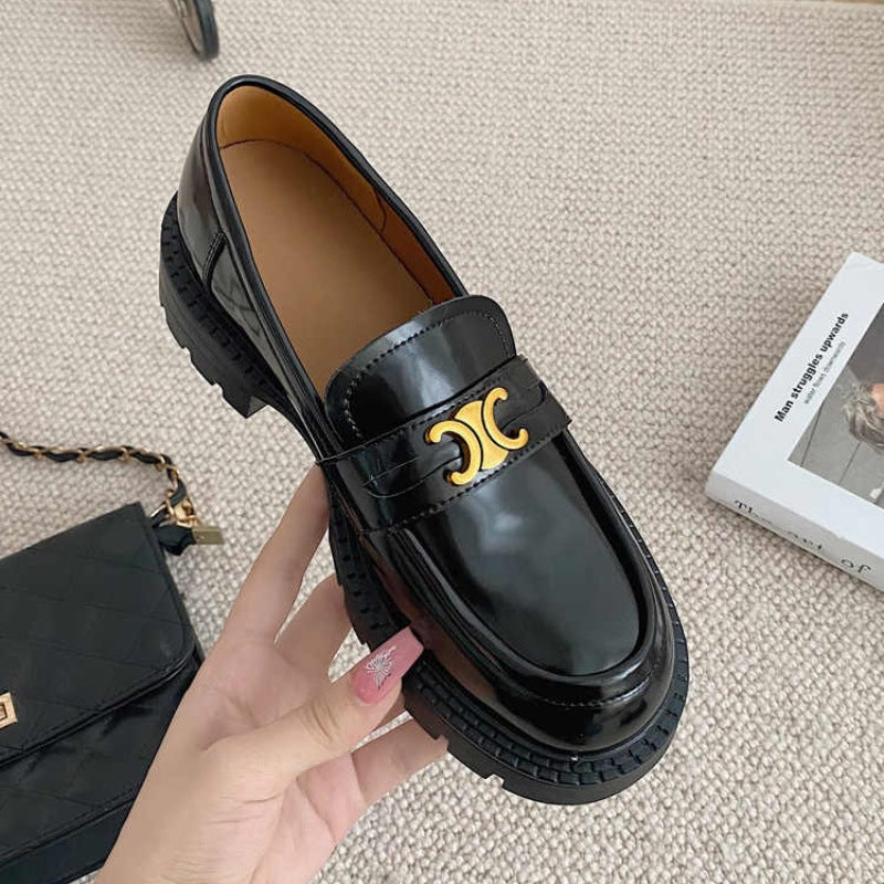 Round Toe Block Heel Loafers from My Pampered Life Seattle