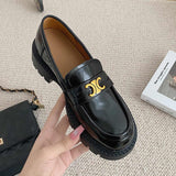 Round Toe Block Heel Loafers from My Pampered Life Seattle