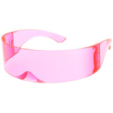 Futuristic Space Cadet Mono Lens Shield Sunglasses C471 from zeroUV