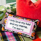 Drake Needlepoint Pillow from Furbish Studio