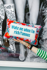 Rich And Famous Needlepoint Pillow from Furbish Studio
