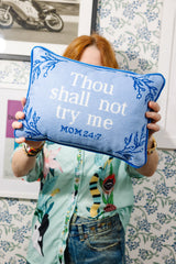 Try Me Needlepoint Pillow from Furbish Studio