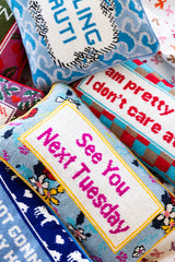 Next Tuesday Needlepoint Pillow from Furbish Studio