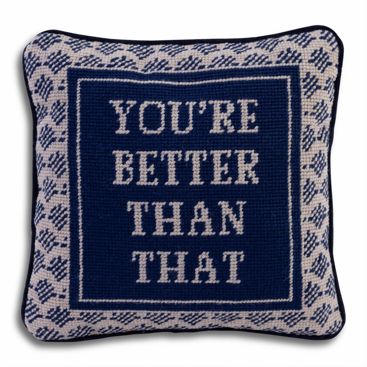 Better Than That Needlepoint Pillow From Furbish Studio