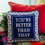 Better Than That Needlepoint Pillow From Furbish Studio