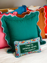 Patience Needlepoint Pillow from Furbish Studio