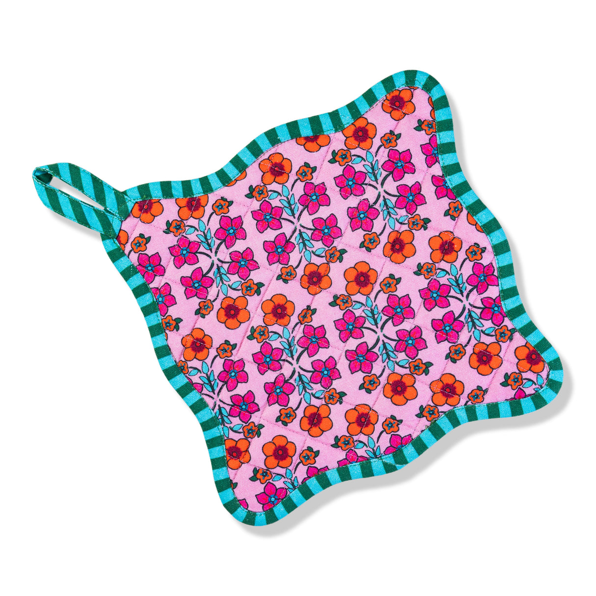 Light Pink Pot Holder & Oven Mitt from Furbish Studio
