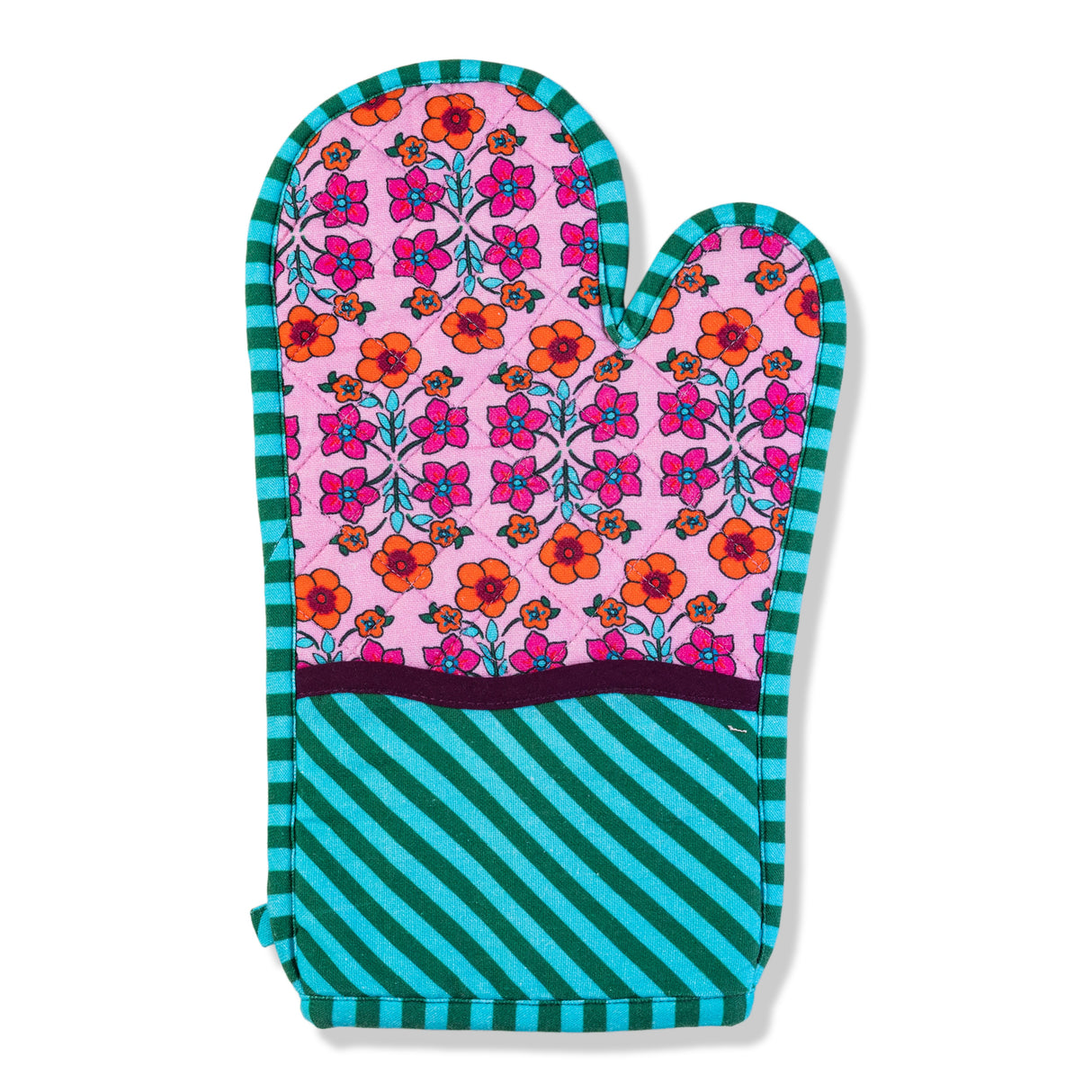Light Pink Pot Holder & Oven Mitt from Furbish Studio