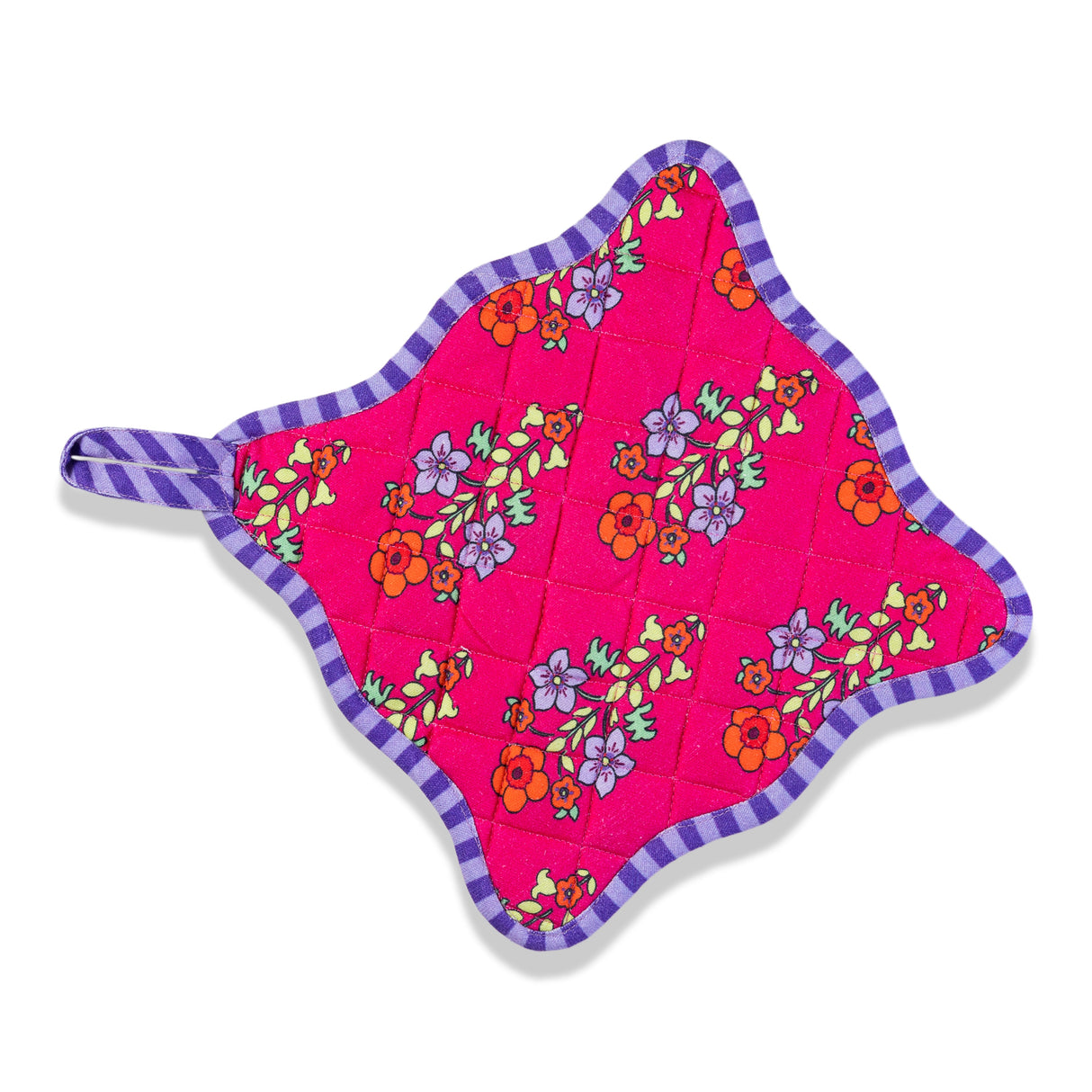 Fuchsia Pot Holder & Oven Mitt from Furbish Studio