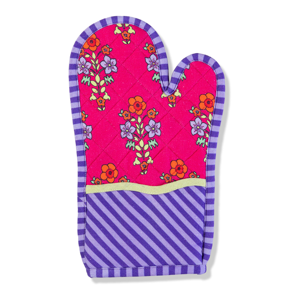 Fuchsia Pot Holder & Oven Mitt from Furbish Studio
