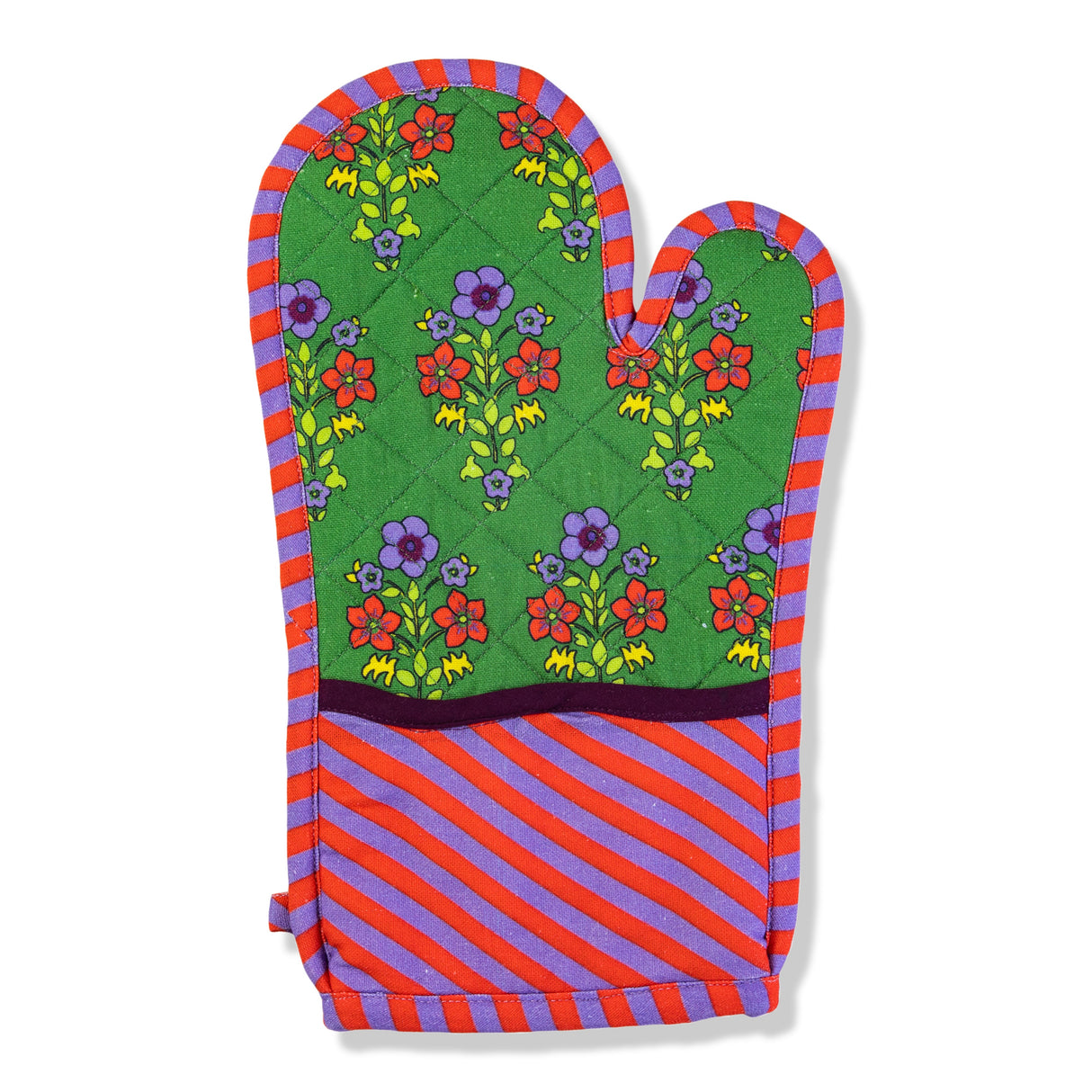 Green Pot Holder & Oven Mitt from Furbish Studio