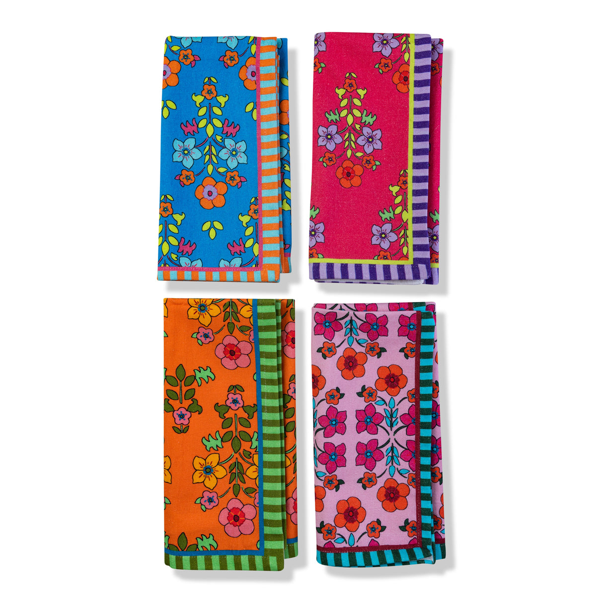 Summer Floral Napkins S/4 from Furbish Studio