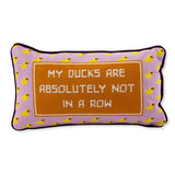 Ducks in a Row Needlepoint Pillow from Furbish Studio