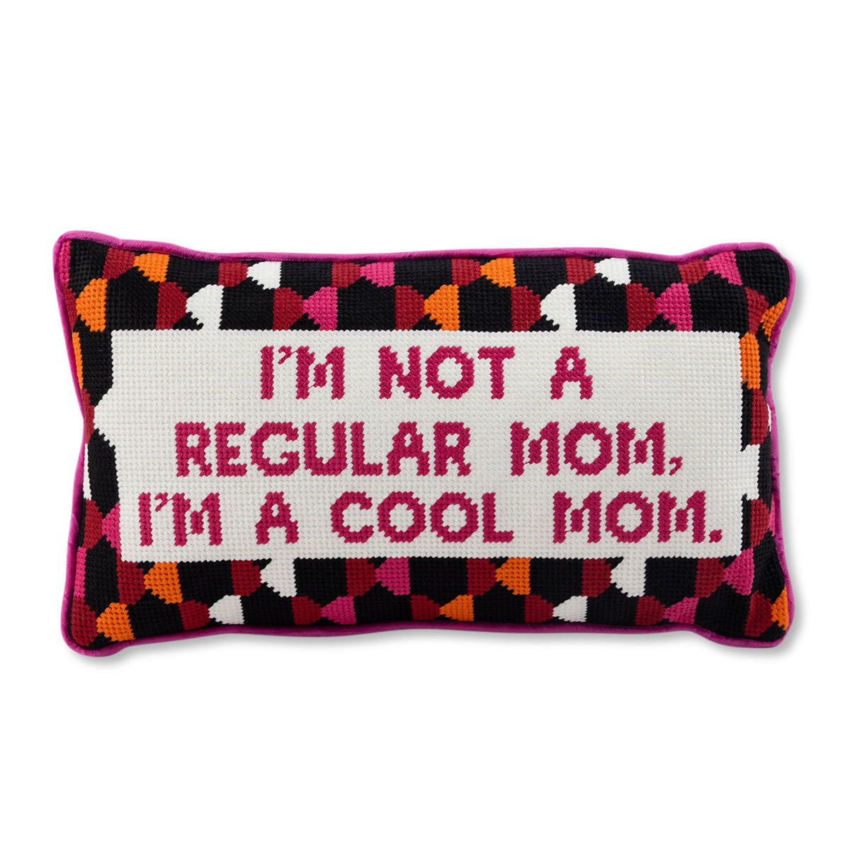 Cool Mom Needlepoint Pillow from Furbish Studio