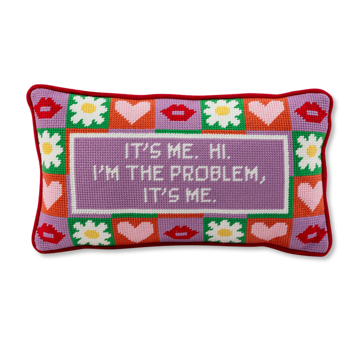 It's Me Needlepoint Pillow from Furbish Studio