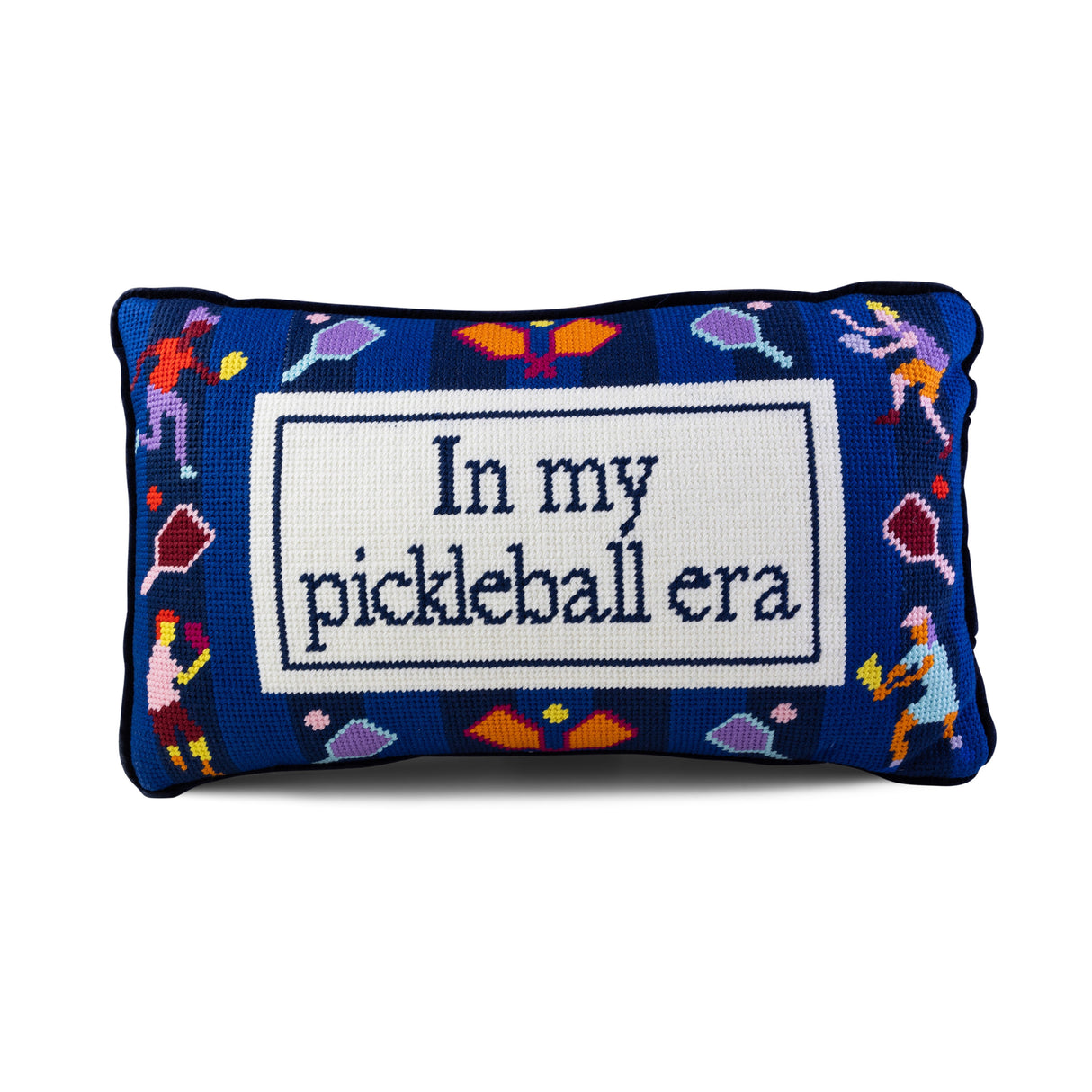 Pickleball Era Needlepoint Pillow from Furbish Studio
