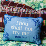 Try Me Needlepoint Pillow from Furbish Studio