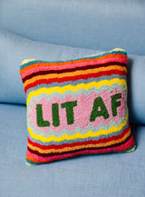 Lit AF Pillow from Furbish Studio