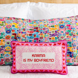 Karma Needlepoint Pillow from Furbish Studio