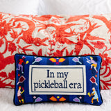 Pickleball Era Needlepoint Pillow from Furbish Studio
