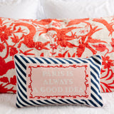 Paris Needlepoint Pillow from Furbish Studio