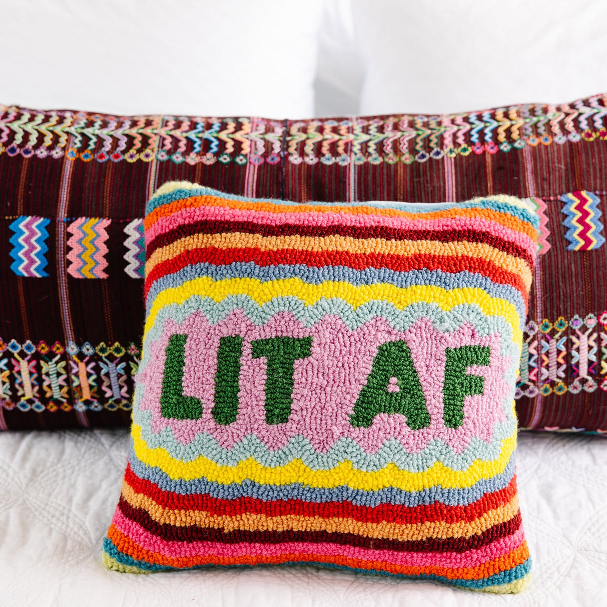Lit AF Pillow from Furbish Studio