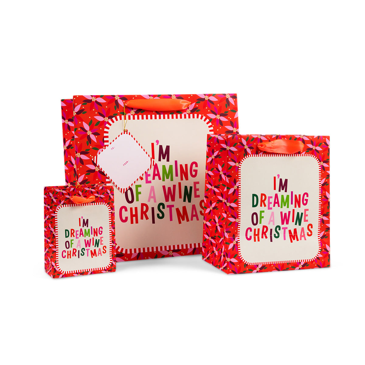 Gift Bag - Wine Christmas from Furbish Studio