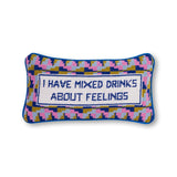 Mixed Drinks Needlepoint Pillow from Furbish Studio