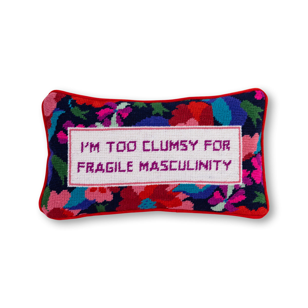 Clumsy Needlepoint Pillow from Furbish Studio