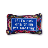 Not One Thing Needlepoint Pillow from Furbish Studio