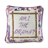 Drama Needlepoint Pillow from Furbish Studio