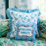 Nauti Needlepoint Pillow from Furbish Studio