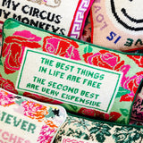 Expensive Needlepoint Pillow from Furbish Studio