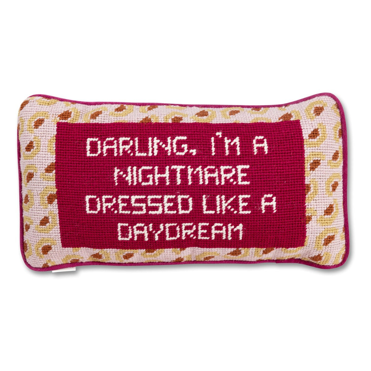 Dressed Like A Daydream Needlepoint Pillow from Furbish Studio