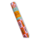 Wrapping Paper Sheets - Floral Check from Furbish Studio